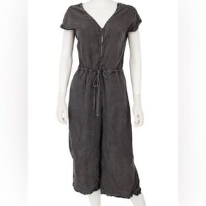 Anthropologie Cloth & Stone Charcoal Jumpsuit Sz S
